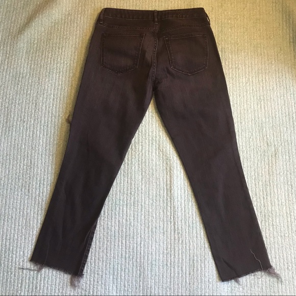Gap Straight Mid Rise Distressed Jeans Sz 27 - Picture 2 of 3